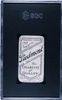 1909 T206 Billy Sullivan Piedmont 150 Factory No. 25 Chicago Amer. SGC 1 back of card