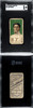1909 T206 Jake Weimer Piedmont 150 Factory No. 25 New York Nat'l SGC 1 (Cert #6642144) front and back of card