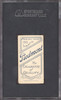1909 T206 Joe Tinker Piedmont 150 Hands On Knees Factory No. 25 Chicago Nat'l HOF SGC 3 back of card