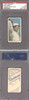 1909-11 T206 Red Ames Piedmont 350 Hands Over Head Factory No. 25 New York Nat'l PSA 1.5 MK front and back of card