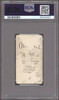 1909-11 T206 Ike Rockenfeld Old Mill Montgomery PSA Authentic back of card