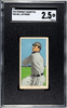 1910 T206 Bill Lattimore Piedmont 350 Factory No. 25 Toledo SGC 2.5 front of card
