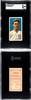 1910 T206 Dave Brain Sweet Caporal 350 Factory No. 30 Buffalo SGC 1 front and back of card