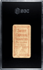 1909-11 T206 Josh Clark Sweet Caporal Factory No. 30 Columbus SGC 1 back of card