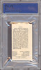 1910 T113 India Types Of Nations Factory No. 240 PSA 5 back of card
