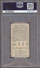 1911 T205 James T Sheckard Piedmont Gold Border Factory No. 25 Chicago Cubs PSA 2 back of card