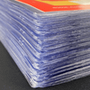 Cardboard Gold Card Saver 4 (50 Ct.) stack of semi-rigid card holders, detail view