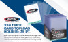 BCW Thick Card Topload Holder - 79 Pt. 25 Ct. thick-card toploader product overview graphic, detail view