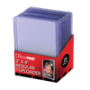 Ultra Pro 3x4 Regular Toploaders (25 Ct.) retail display of 25 toploaders, detail view