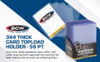 BCW Thick Card Topload Holder - 59 Pt. 25 Ct. 59-point toploader product overview graphic, detail view