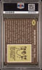 1969 Topps Bob Brown #245 Los Angeles Rams HOF PSA 5 back of card