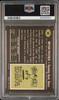 1969 Topps Brian Piccolo #26 Chicago Bears PSA 3 back of card