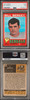 1971 Topps Bill Bergey #155 Cincinnati Bengals PSA 7 front and back of card