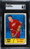 1967-68 Topps Gordie Howe #43 Detroit Red Wings HOF SGC 6 front of card