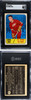 1967-68 Topps Gordie Howe #43 Detroit Red Wings HOF SGC 6 front and back of card