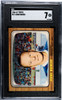 1966-67 Topps John Bower #12 Toronto Maple Leafs HOF SGC 7 front of card