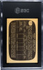 1966-67 Topps Punch Imlach #11 Toronto Maple Leafs HOF SGC 7 back of card