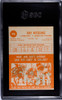 1963 Topps Ray Nitschke #96 Green Bay Packers HOF SGC 2.5 back of card