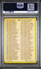 1970-71 Topps Checklist 1-132 #132 PSA 4 back of card