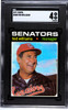 1971 Topps Ted Williams #380 Washington Senators HOF SGC 4 front of card