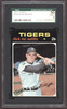 1971 Topps Dick McAuliffe #3 Detroit Tigers SGC 4 front of card