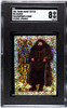 2001 Panini Harry Potter Hagrid #54 Philosopher's Stone Sparkle SGC 8 front of card