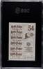 2001 Panini Harry Potter Hagrid #54 Philosopher's Stone Sparkle SGC 10 back of card