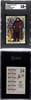 2001 Panini Harry Potter Hagrid #54 Philosopher's Stone Sparkle SGC 10 front and back of card