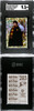 2001 Panini Harry Potter Harry At Hogwarts #203 Philosopher's Stone Sparkle SGC 9.5 front and back of card