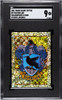 2001 Panini Harry Potter Ravenclaw #99 Philosopher's Stone Sparkle SGC 9 front of card