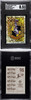 2001 Panini Harry Potter Hufflepuff #98 Philosopher's Stone Sparkle SGC 8.5 front and back of card