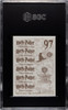2001 Panini Harry Potter Gryffindor #97 Philosopher's Stone Sparkle SGC 8.5 back of card