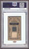 2002 Topps 206 Buck Herzog Bat Relic #TR-BH Tobacco Relics PSA 9 back of card