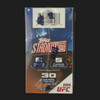 2025 Topps Stadium Club UFC Blaster Box 30-card box panel, detail view