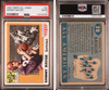 1955 Topps All-American Sammy Baugh #20 Texas Christian University HOF PSA 2 front and back of card