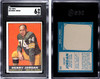 1961 Topps Henry Jordan #45 Green Bay Packers HOF SGC 6 front and back of card