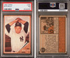 1962 Topps Bud Daley #376 New York Yankees PSA 7 front and back of card