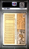1963 Topps Mickey Mantle #200 New York Yankees HOF PSA 3 back of card