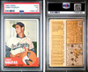 1963 Topps Sandy Koufax #210 Los Angeles Dodgers HOF PSA 3 (Cert 114541120) front and back of card