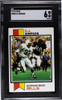 1973 Topps O.J. Simpson #500 Buffalo Bills HOF SGC 6 front of card