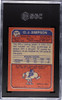 1973 Topps O.J. Simpson #500 Buffalo Bills HOF SGC 6 back of card
