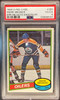 1980-81 O-Pee-Chee Mark Messier #289 ERR-BK. says shoots rt. Edmonton Oilers HOF RC PSA 4 front of card
