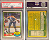1980-81 O-Pee-Chee Mark Messier #289 ERR-BK. says shoots rt. Edmonton Oilers HOF RC PSA 4 front and back of card
