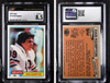 1981 Topps Dan Hampton #316 Chicago Bears HOF RC CSG 8.5 front and back of card