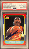 1986 Fleer Dominique Wilkins #121 Reprint Card, PSA/DNA Certified Auto Atlanta Hawks HOF In Person Autograph PSA Authentic Auto front of card