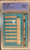 1990 Bowman Sammy Sosa #312 Chicago White Sox RC PSA 9 (Cert 11396794) back of card