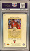 1995 Upper Deck Michael Jordan #137 Chicago Bulls HOF PSA 4 back of card