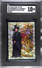 2001 Panini Harry Potter McGonagall at Hogwarts #128 Philosopher's Stone Sticker Sparkle SGC 10 front of card