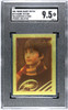 2001 Panini Harry Potter Harry Potter #193 Philosopher's Stone Sticker, Gold Foil SGC 9.5 front of card