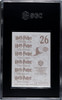 2001 Panini Harry Potter Harry Potter #26 Philosopher's Stone Sticker SGC 6 back of card
